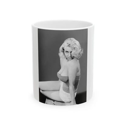 Eve Meyer #35 (Vintage Female Icon) White Coffee Mug-11oz-Go Mug Yourself