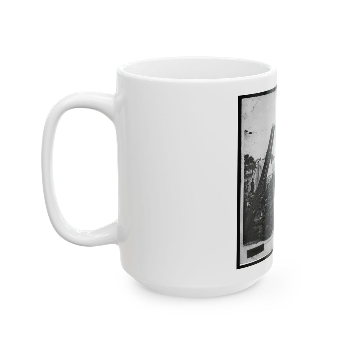 Savage Station, Va. Field Hospital After The Battle Of June 27 (U.S. Civil War) White Coffee Mug