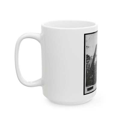 Savage Station, Va. Field Hospital After The Battle Of June 27 (U.S. Civil War) White Coffee Mug