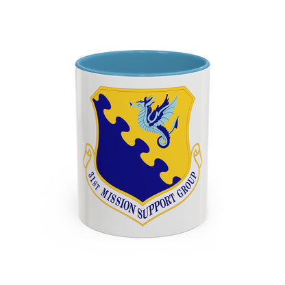 31st Mission Support Group (U.S. Air Force) Accent Coffee Mug