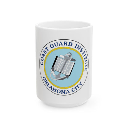 USCG Institute Oklahoma City 2 (U.S. Coast Guard) White Coffee Mug