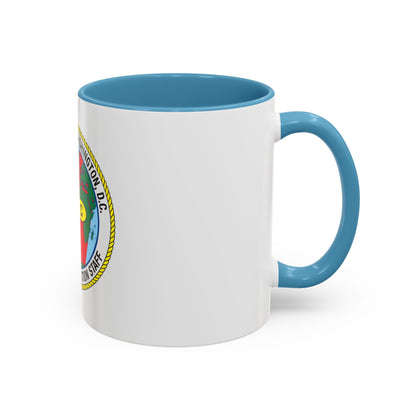 USCG Washington DC Traveling Inspection Staff (U.S. Coast Guard) Accent Coffee Mug