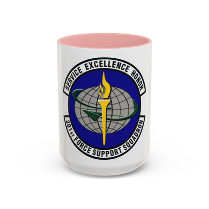 301st Force Support Squadron (U.S. Air Force) Accent Coffee Mug
