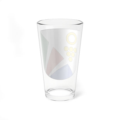 Milvignes-blazon (Switzerland) (Coat of Arms) Pint Glass 16oz