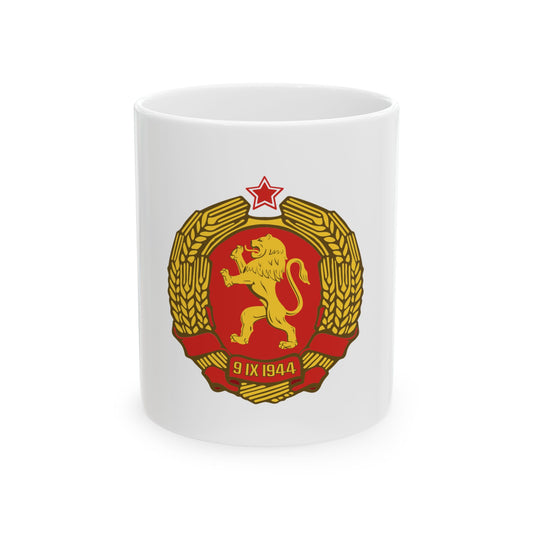 Coat of arms of Bulgaria (1948) - White Coffee Mug