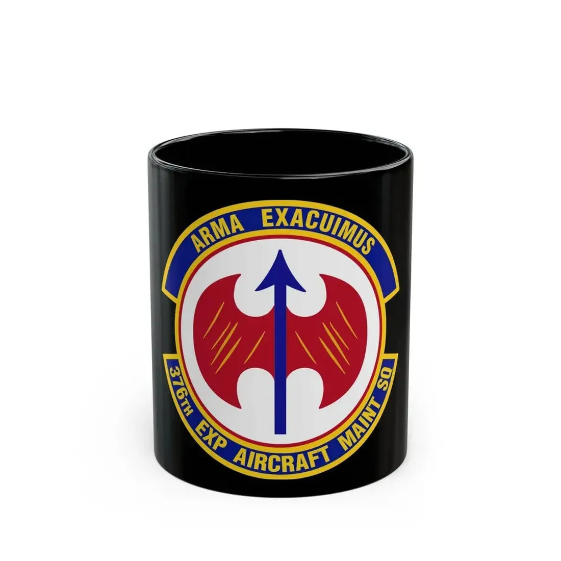 376th Expeditionary Aircraft Maintenance Squadron (U.S. Air Force) Black Coffee Mug 11oz - Go Mug Yourself