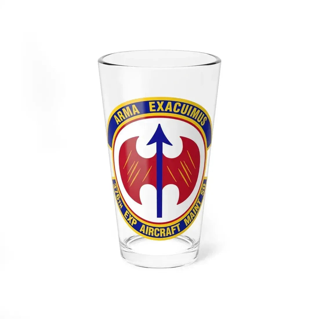 376th Expeditionary Aircraft Maintenance Squadron (U.S. Air Force) Pint Glass 16oz 16oz - Go Mug Yourself