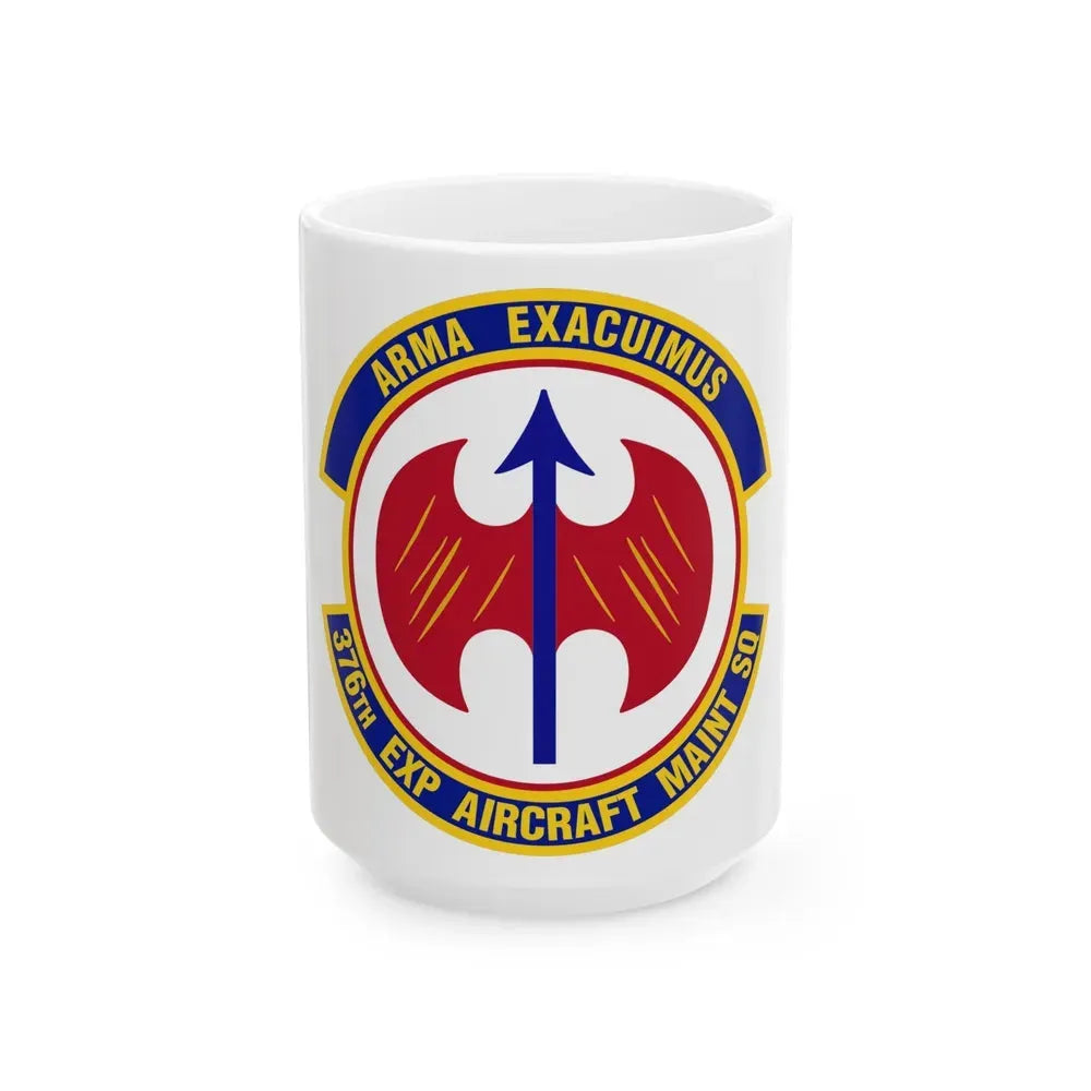 376th Expeditionary Aircraft Maintenance Squadron (U.S. Air Force) White Coffee Mug 15oz - Go Mug Yourself