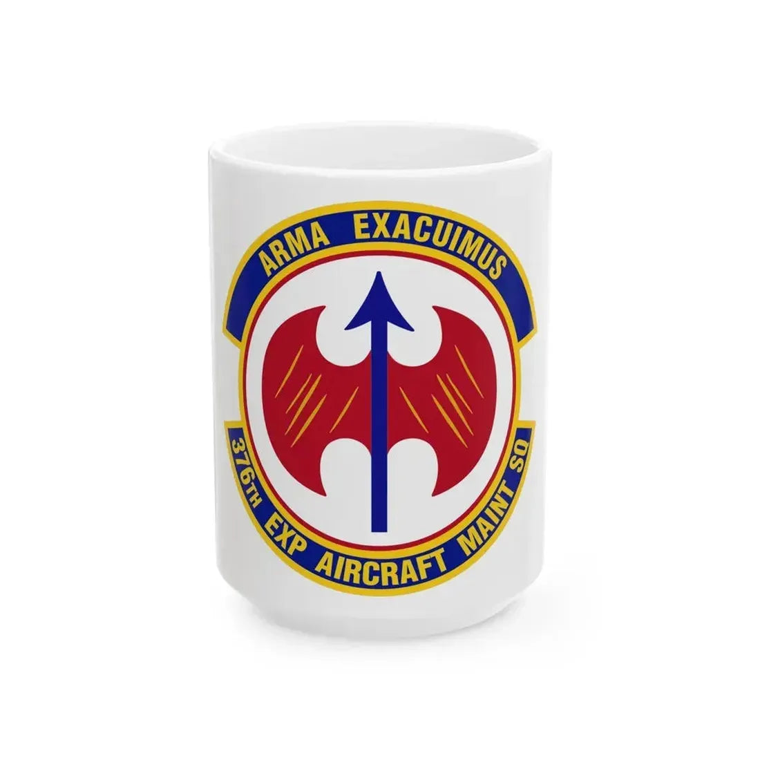 376th Expeditionary Aircraft Maintenance Squadron (U.S. Air Force) White Coffee Mug - Go Mug Yourself