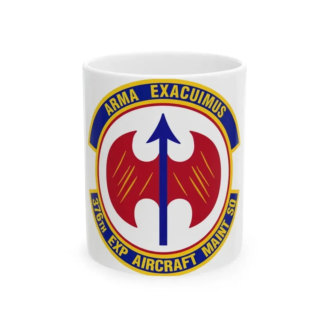 376th Expeditionary Aircraft Maintenance Squadron (U.S. Air Force) White Coffee Mug - Go Mug Yourself
