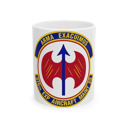 376th Expeditionary Aircraft Maintenance Squadron (U.S. Air Force) White Coffee Mug - Go Mug Yourself