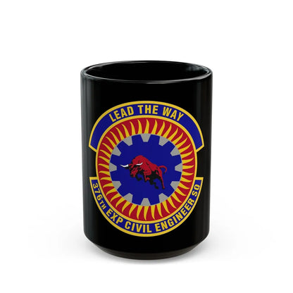 376th Expeditionary Civil Engineer Squadron (U.S. Air Force) Black Coffee Mug-15oz-Go Mug Yourself