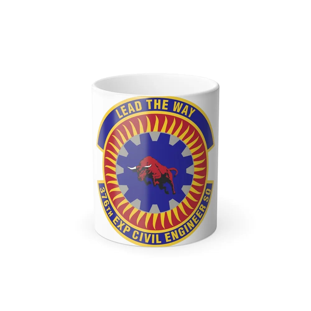 376th Expeditionary Civil Engineer Squadron (U.S. Air Force) Color Changing Coffee Mug-11oz-Go Mug Yourself