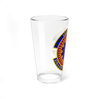 376th Expeditionary Civil Engineer Squadron (U.S. Air Force) Pint Glass 16oz-Go Mug Yourself