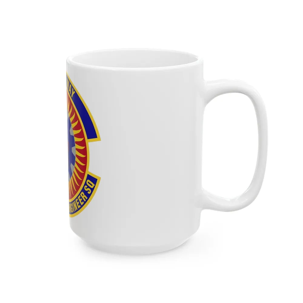 376th Expeditionary Civil Engineer Squadron (U.S. Air Force) White Coffee Mug-Go Mug Yourself