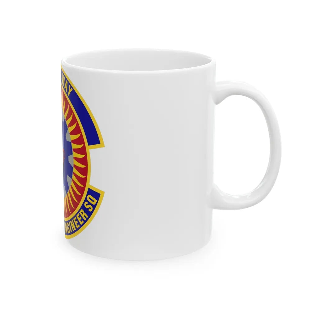 376th Expeditionary Civil Engineer Squadron (U.S. Air Force) White Coffee Mug-Go Mug Yourself