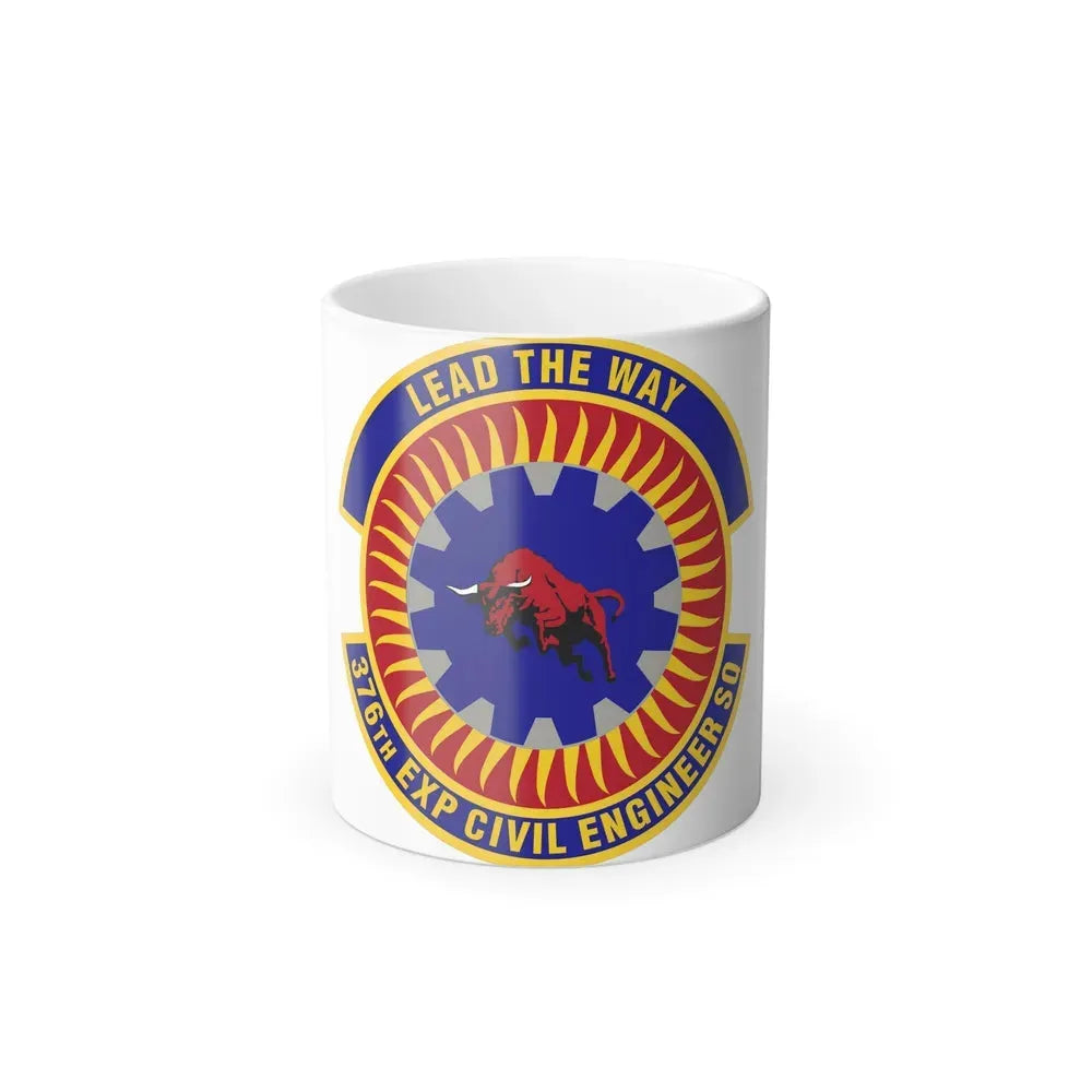 376th Expeditionary Civil Engineer Squadron (U.S. Air Force) Color Changing Coffee Mug 11oz - Go Mug Yourself