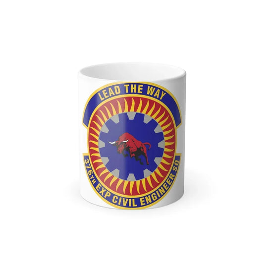 376th Expeditionary Civil Engineer Squadron (U.S. Air Force) Color Changing Coffee Mug 11oz - Go Mug Yourself
