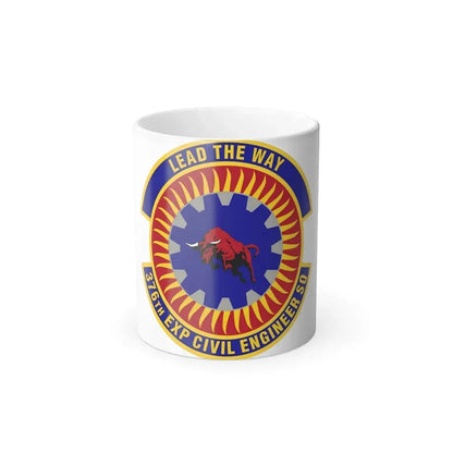 376th Expeditionary Civil Engineer Squadron (U.S. Air Force) Color Changing Coffee Mug 11oz - Go Mug Yourself