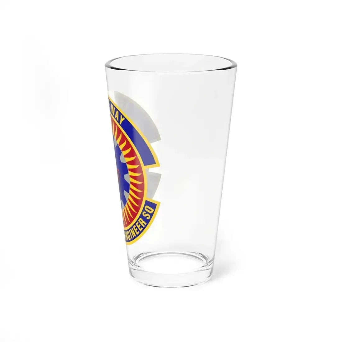 376th Expeditionary Civil Engineer Squadron (U.S. Air Force) Pint Glass 16oz - Go Mug Yourself