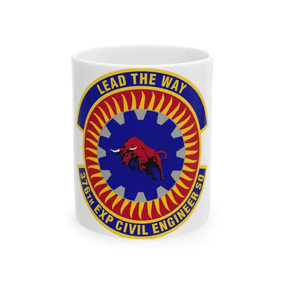 376th Expeditionary Civil Engineer Squadron (U.S. Air Force) White Coffee Mug 11oz - Go Mug Yourself