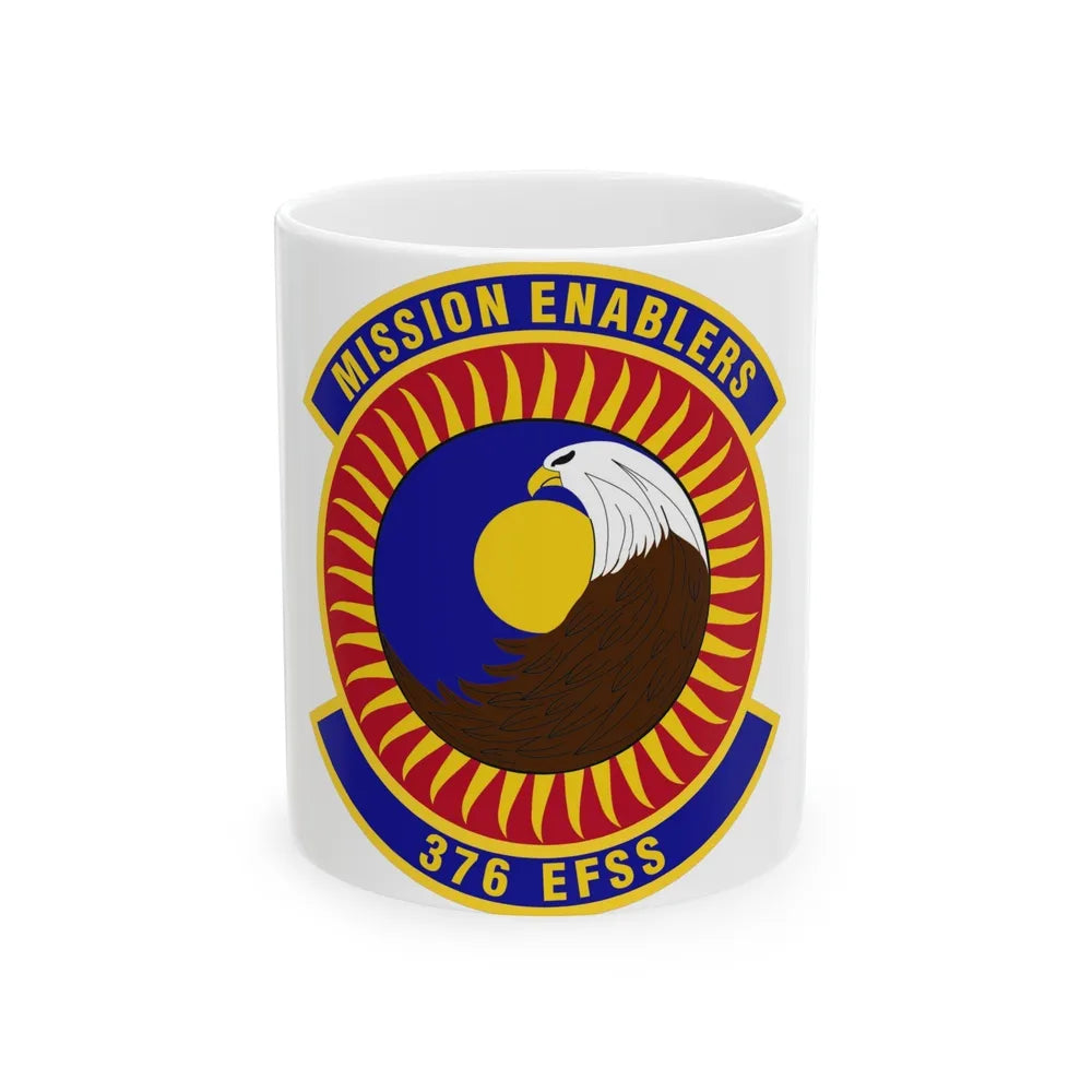 376th Expeditionary Force Support Squadron (U.S. Air Force) White Coffee Mug-11oz-Go Mug Yourself