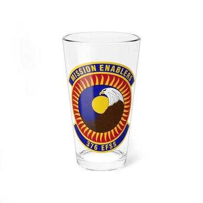 376th Expeditionary Force Support Squadron (U.S. Air Force) Pint Glass 16oz 16oz - Go Mug Yourself