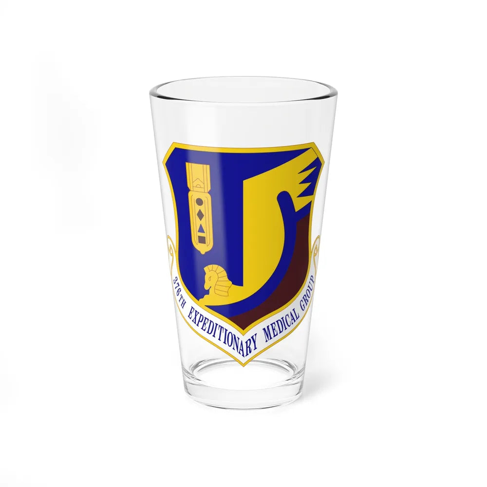 376th Expeditionary Medical Group (U.S. Air Force) Pint Glass 16oz-16oz-Go Mug Yourself