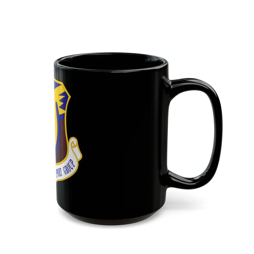 376th Expeditionary Mission Support Group (U.S. Air Force) Black Coffee Mug-Go Mug Yourself