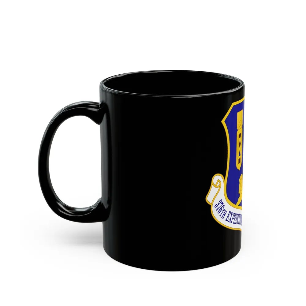 376th Expeditionary Operations Group (U.S. Air Force) Black Coffee Mug-Go Mug Yourself