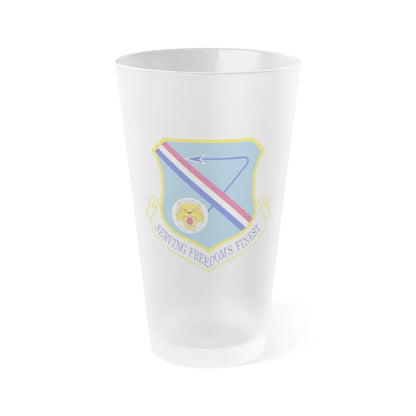 377 Air Base Wing AFMC (U.S. Air Force) Frosted Pint Glass 16oz-Go Mug Yourself