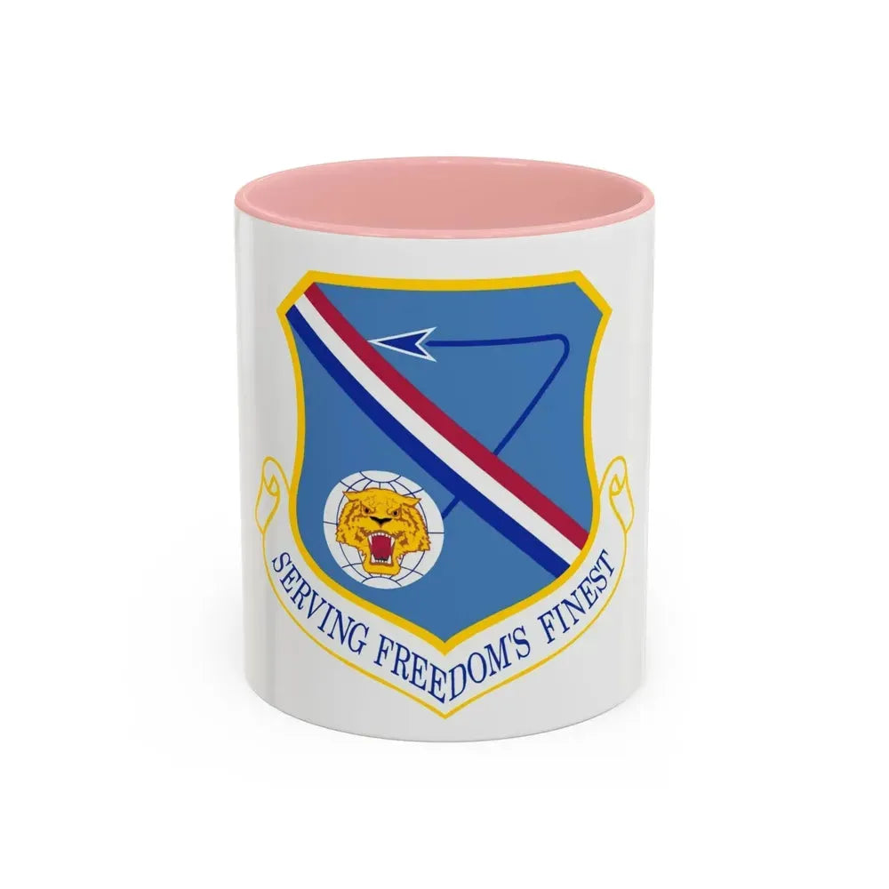 377 Air Base Wing AFMC (U.S. Air Force) Accent Coffee Mug 11oz Pink - Go Mug Yourself