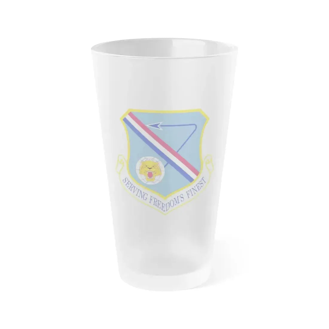 377 Air Base Wing AFMC (U.S. Air Force) Frosted Pint Glass 16oz Default Title - Go Mug Yourself
