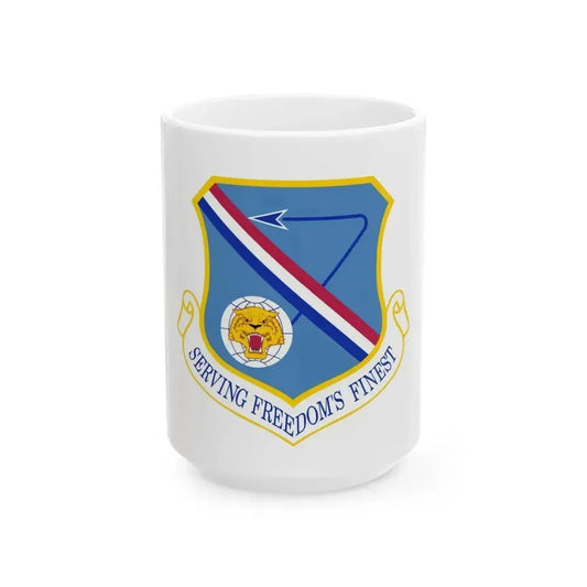 377 Air Base Wing AFMC (U.S. Air Force) White Coffee Mug 15oz - Go Mug Yourself