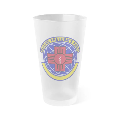 377 Healthcare Operations Squadron AFGSC (U.S. Air Force) Frosted Pint Glass 16oz-16oz-Frosted-Go Mug Yourself