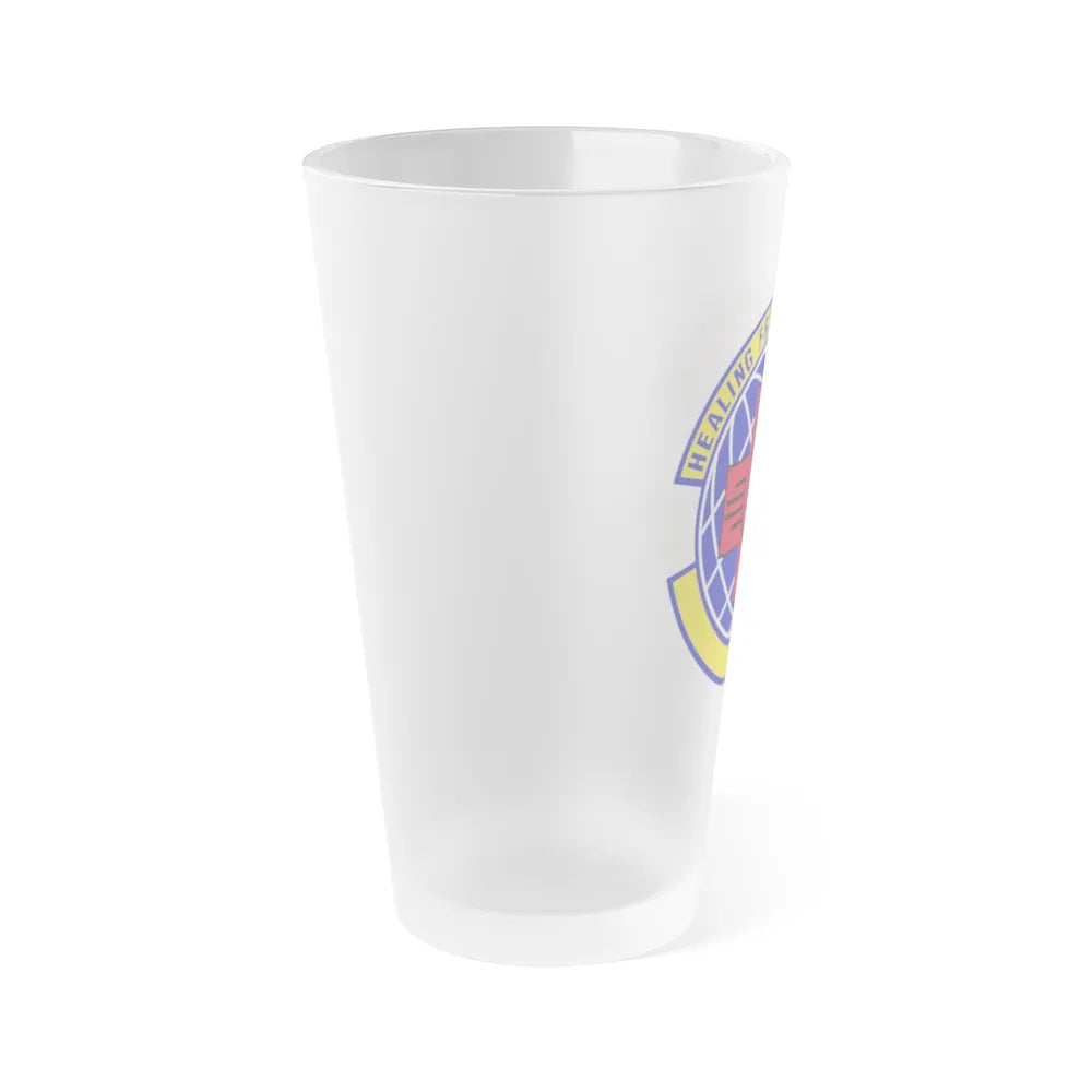 377 Healthcare Operations Squadron AFGSC (U.S. Air Force) Frosted Pint Glass 16oz-Go Mug Yourself