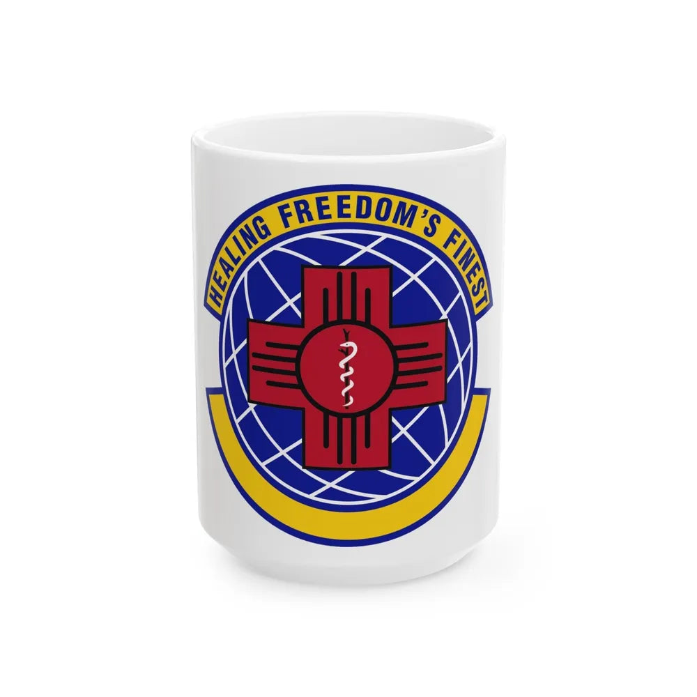 377 Healthcare Operations Squadron AFGSC (U.S. Air Force) White Coffee Mug-15oz-Go Mug Yourself