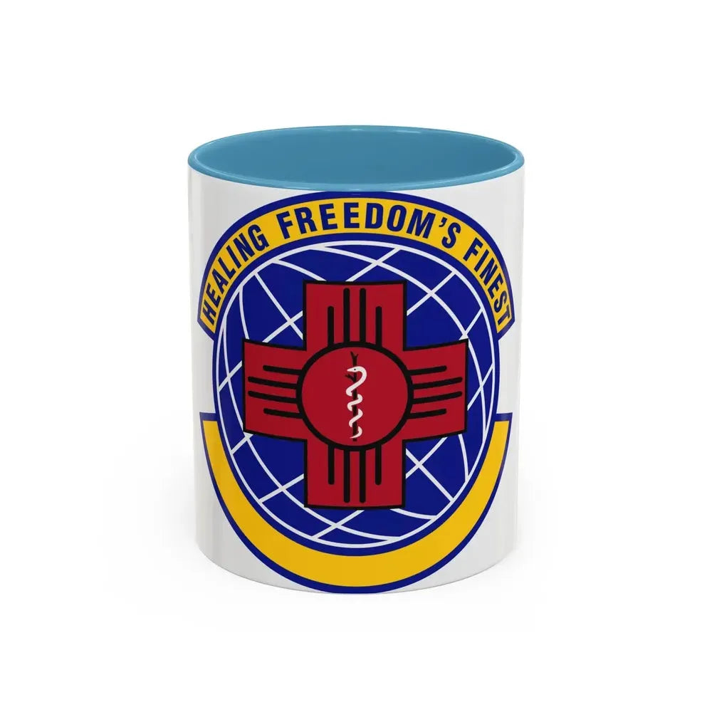 377 Healthcare Operations Squadron AFGSC (U.S. Air Force) Accent Coffee Mug 11oz Light Blue - Go Mug Yourself