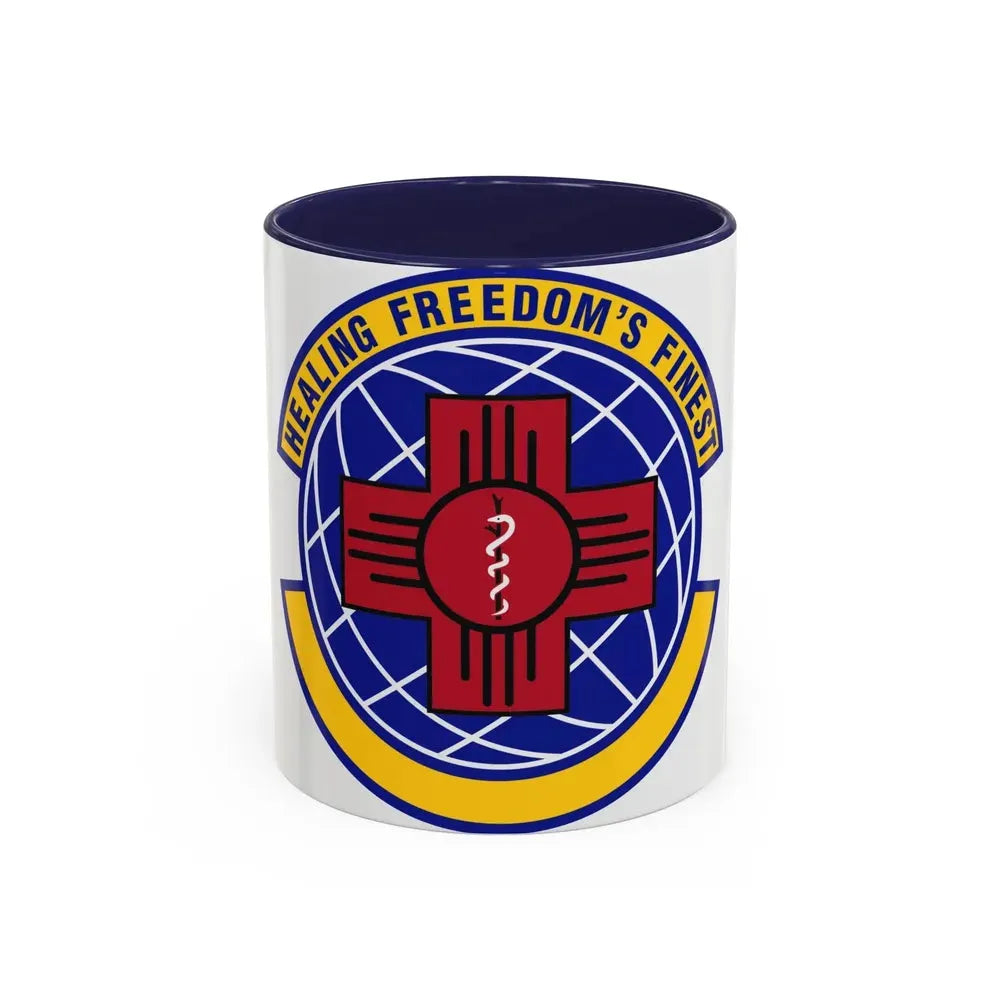 377 Healthcare Operations Squadron AFGSC (U.S. Air Force) Accent Coffee Mug 11oz Navy - Go Mug Yourself