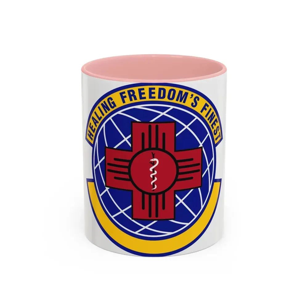 377 Healthcare Operations Squadron AFGSC (U.S. Air Force) Accent Coffee Mug 11oz Pink - Go Mug Yourself