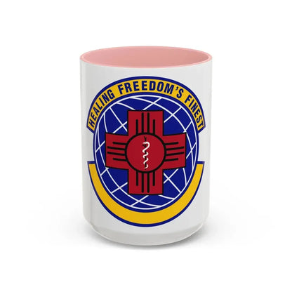 377 Healthcare Operations Squadron AFGSC (U.S. Air Force) Accent Coffee Mug 15oz Pink - Go Mug Yourself