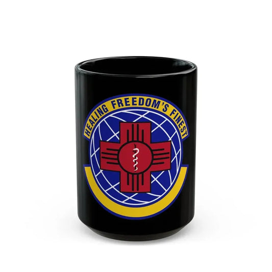 377 Healthcare Operations Squadron AFGSC (U.S. Air Force) Black Coffee Mug 15oz - Go Mug Yourself