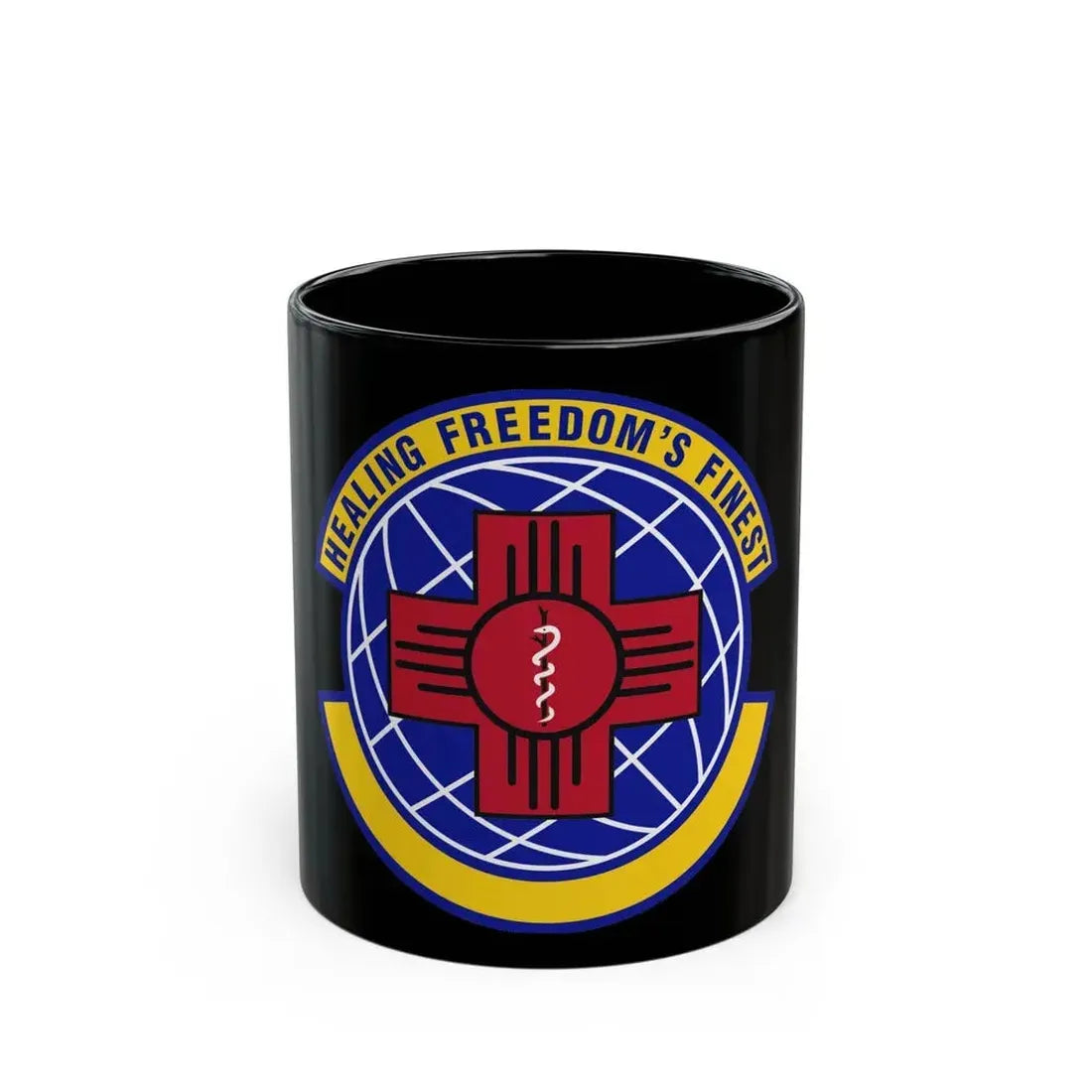 377 Healthcare Operations Squadron AFGSC (U.S. Air Force) Black Coffee Mug - Go Mug Yourself