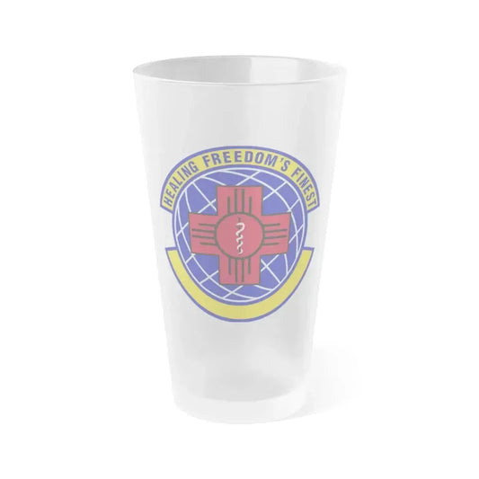 377 Healthcare Operations Squadron AFGSC (U.S. Air Force) Frosted Pint Glass 16oz 16oz Frosted - Go Mug Yourself