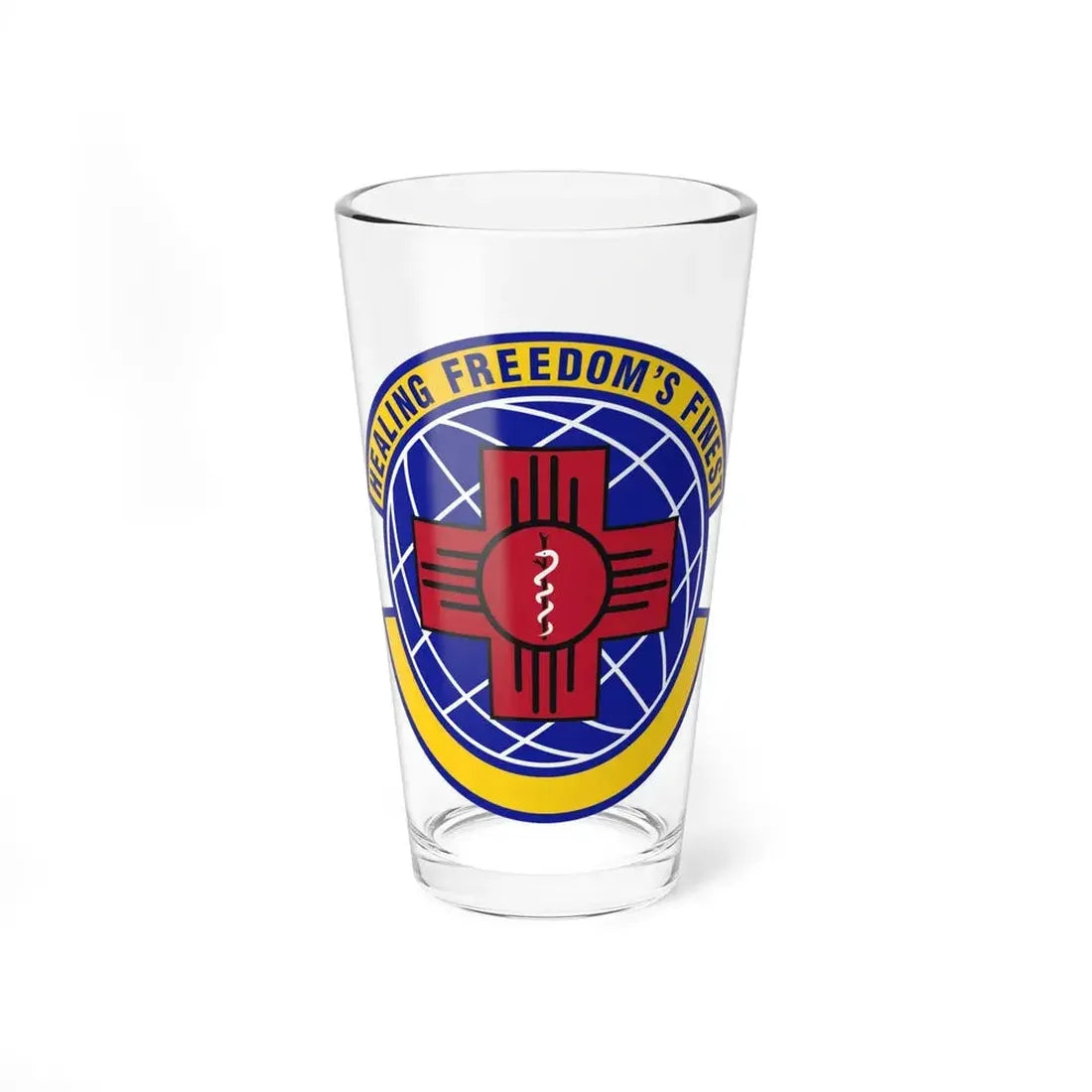 377 Healthcare Operations Squadron AFGSC (U.S. Air Force) Pint Glass 16oz 16oz - Go Mug Yourself