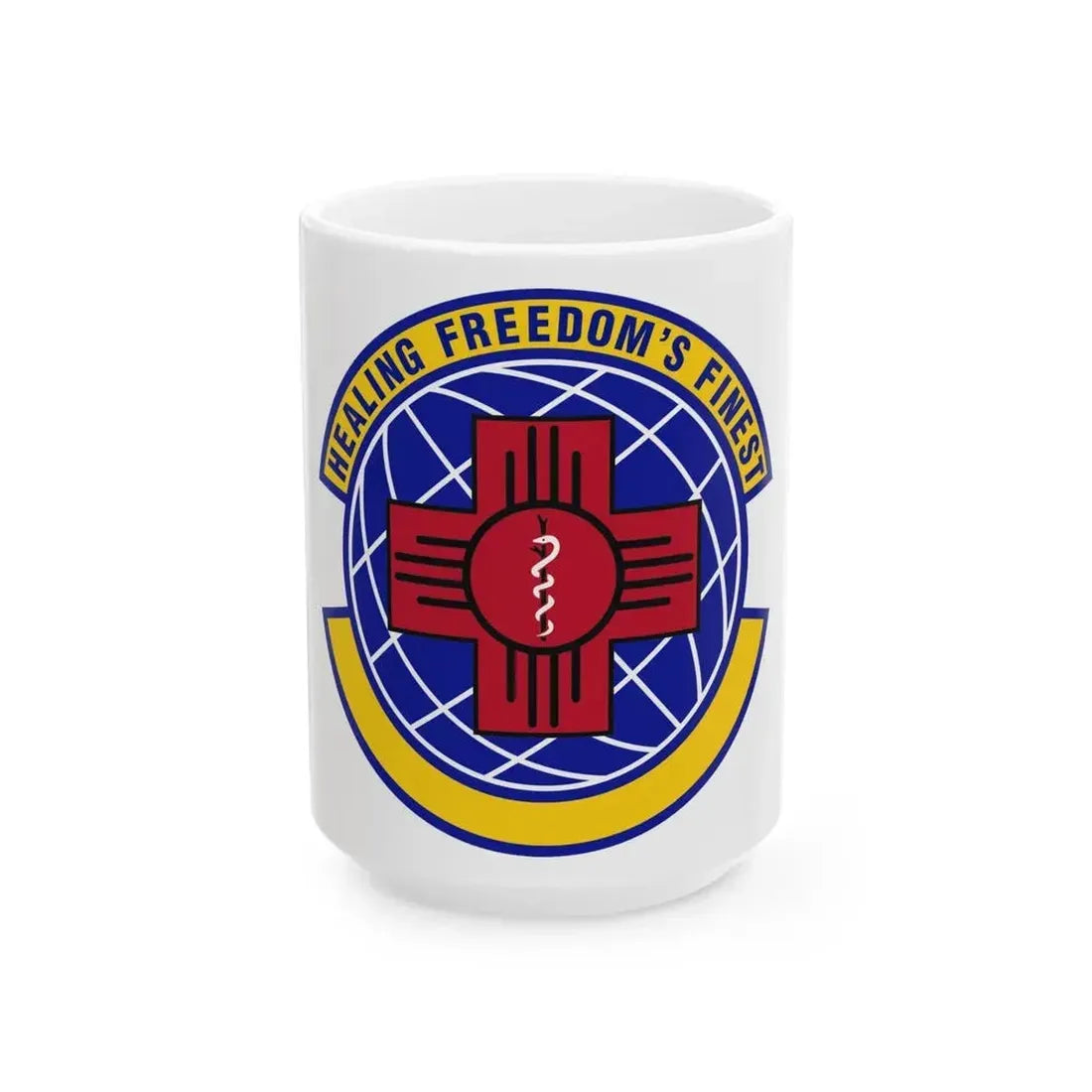 377 Healthcare Operations Squadron AFGSC (U.S. Air Force) White Coffee Mug 15oz - Go Mug Yourself