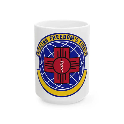 377 Healthcare Operations Squadron AFGSC (U.S. Air Force) White Coffee Mug 15oz - Go Mug Yourself