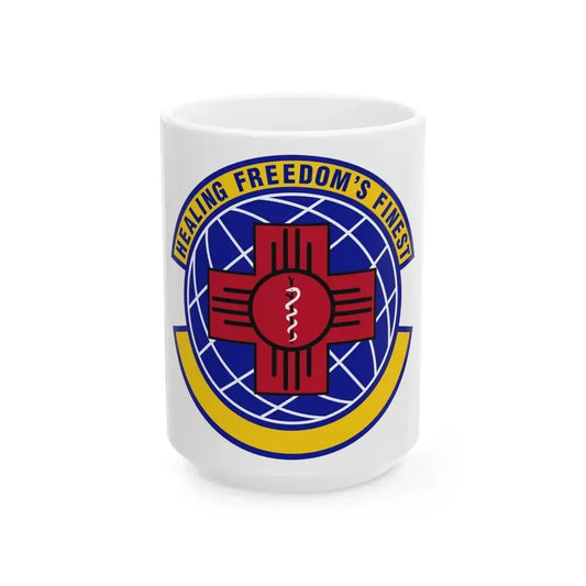 377 Healthcare Operations Squadron AFGSC (U.S. Air Force) White Coffee Mug 15oz - Go Mug Yourself