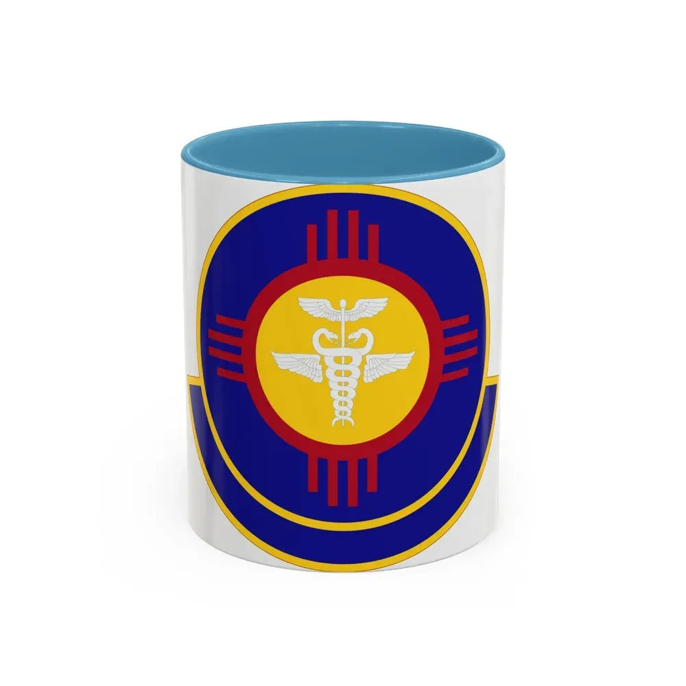 377 Operational Medical Readiness Squaron AFGSC (U.S. Air Force) Accent Coffee Mug 11oz Light Blue - Go Mug Yourself