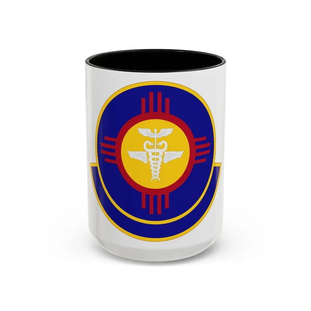 377 Operational Medical Readiness Squaron AFGSC (U.S. Air Force) Accent Coffee Mug 15oz Black - Go Mug Yourself